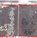 iPhone 5 original Pentalobe screws 
white colour and black colour
100pcs/bag